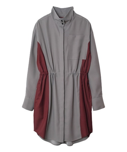 「LE CIEL BLEU」 長袖ワンピース 36 オレンジ レディース_画像3