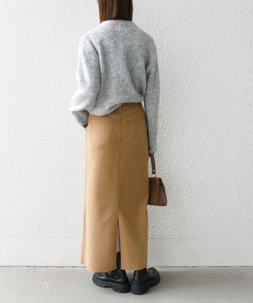「SHIPS any」 長袖ニット ONE SIZE ブルー レディース_画像4