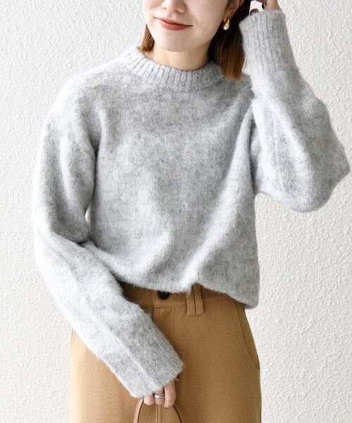 「SHIPS any」 長袖ニット ONE SIZE ブルー レディース_画像6