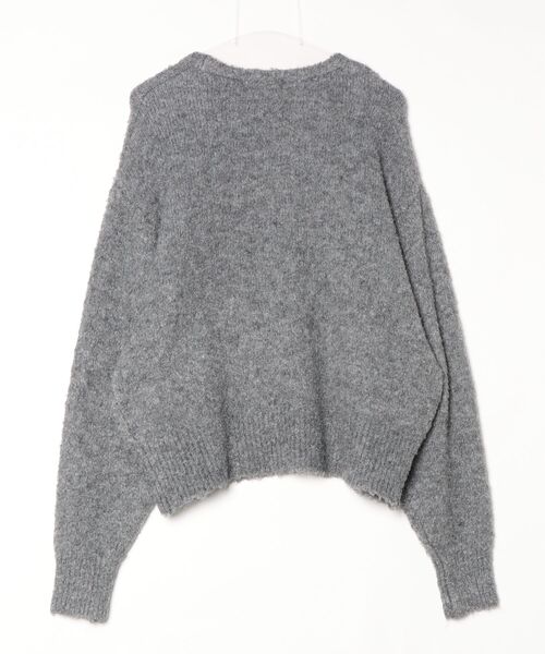 「URBAN RESEARCH」 長袖ニット FREE グレー レディース_画像2