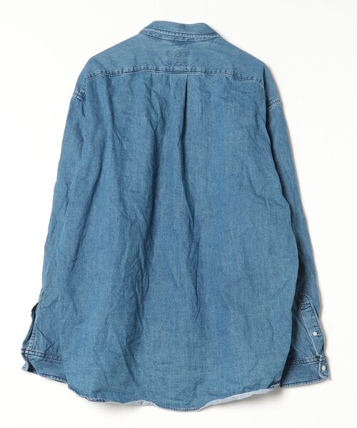 「NAUTICA」 長袖シャツ X-LARGE ネイビー メンズの画像