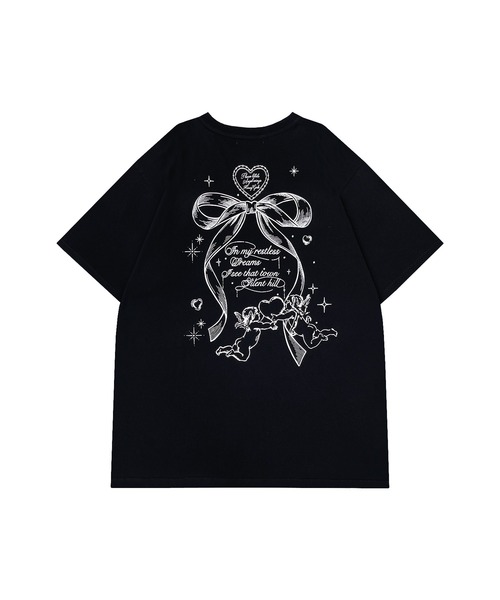 「Honey Cinnamon」 半袖Tシャツ FREE ホワイト レディース_画像5