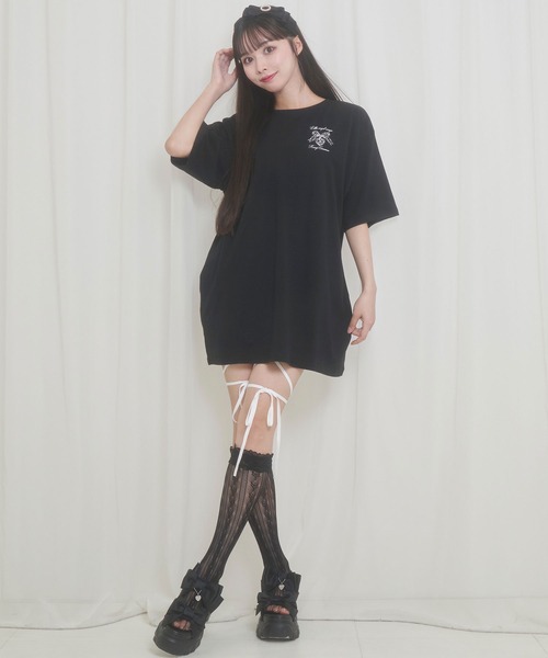 「Honey Cinnamon」 半袖Tシャツ FREE ホワイト レディース_画像9