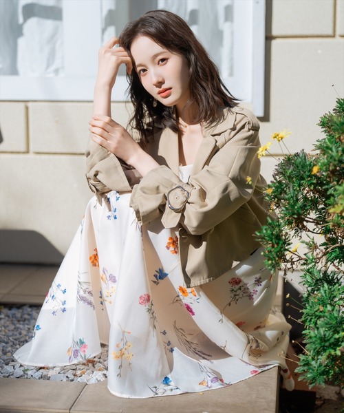 花柄ワンピース　レディース　WILLSELECTION WILLSELECTION（ウィルセレクション） ワンピース ボタニカルフラワー