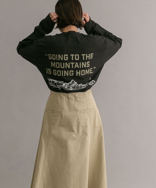 「EKAL」 長袖Tシャツ MEDIUM ホワイト メンズ_画像3