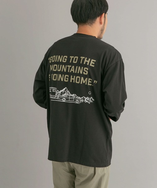 「EKAL」 長袖Tシャツ MEDIUM ホワイト メンズ_画像4