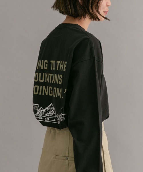 「EKAL」 長袖Tシャツ MEDIUM ホワイト メンズ_画像5