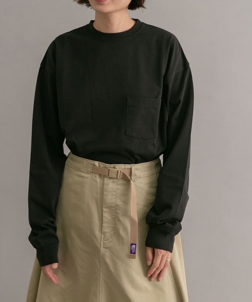 「EKAL」 長袖Tシャツ MEDIUM ホワイト メンズ_画像7