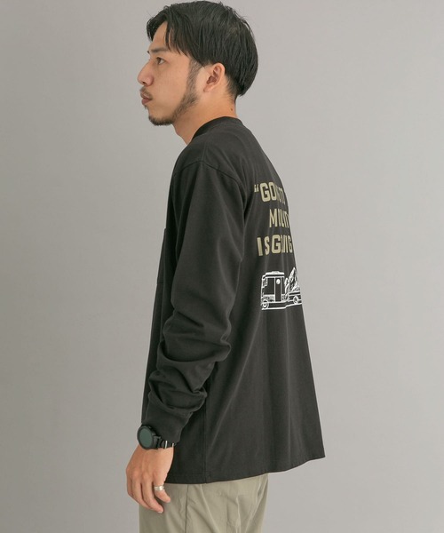 「EKAL」 長袖Tシャツ MEDIUM ホワイト メンズ_画像9