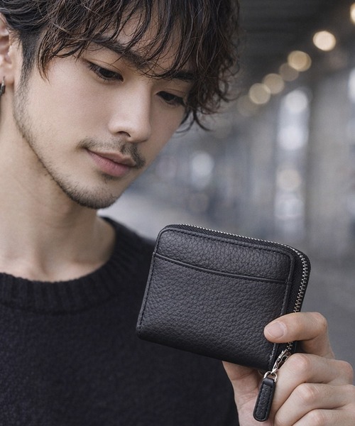 SORENA 二つ折り財布 財布 本革ミニウォレット メンズ レディース