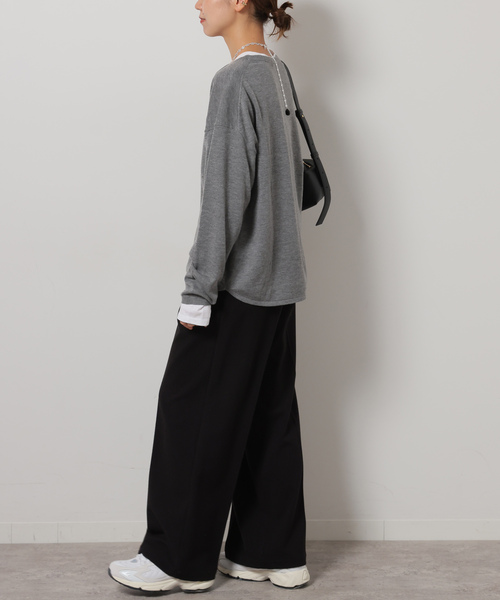 「JOURNAL STANDARD relume」 スラックス 36 ブラック系その他 レディースの画像