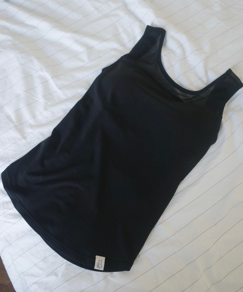 MIZUNO（ミズノ） タンクトップ ノースリーブ × Ameri SHEER DOCKING