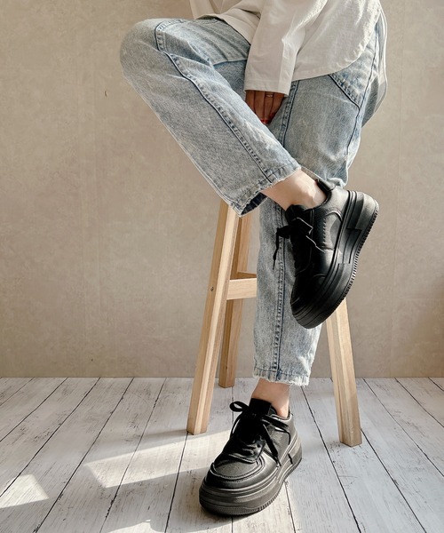 「Noubel Voug Relax」 ローカットスニーカー L ブラック レディース_画像4