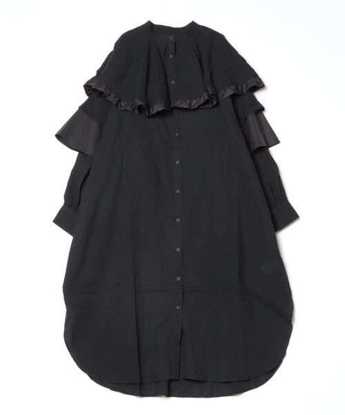 「terrace」 長袖ワンピース MEDIUM ブラウン レディース_画像6