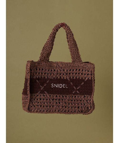 SNIDEL（スナイデル） トートバッグ ペーパークロシェトート