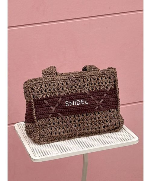 SNIDEL（スナイデル） トートバッグ ペーパークロシェトート