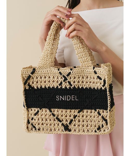 SNIDEL（スナイデル） トートバッグ ペーパークロシェトート