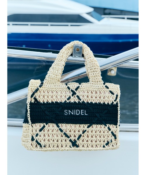 SNIDEL（スナイデル） トートバッグ ペーパークロシェトート