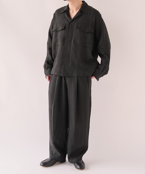 marka（マーカ） シャツ 「marka/マーカ」別注 LINEN TROPICAL FATIGUE