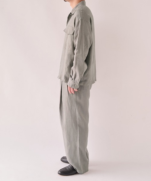 marka（マーカ） シャツ 「marka/マーカ」別注 LINEN TROPICAL FATIGUE