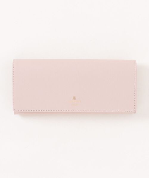 【美品】GUCCI　グッチ　マイクロシマ　GG　長財布　ピンク　オールレザー GUCCI（グッチ） マイクログッチシマ 長財布 - ピンク レディース