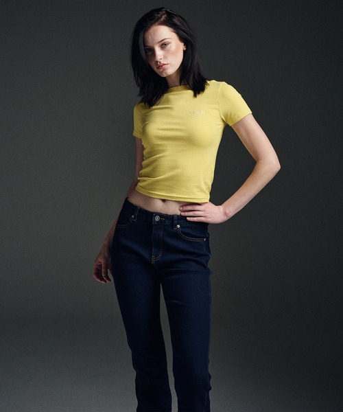 「Mardi Mercredi」 ブーツカットデニムパンツ 27inch ブルー レディース_画像8
