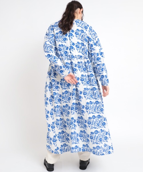 「RNA-N」 長袖ワンピース MEDIUM ベージュ レディース_画像6