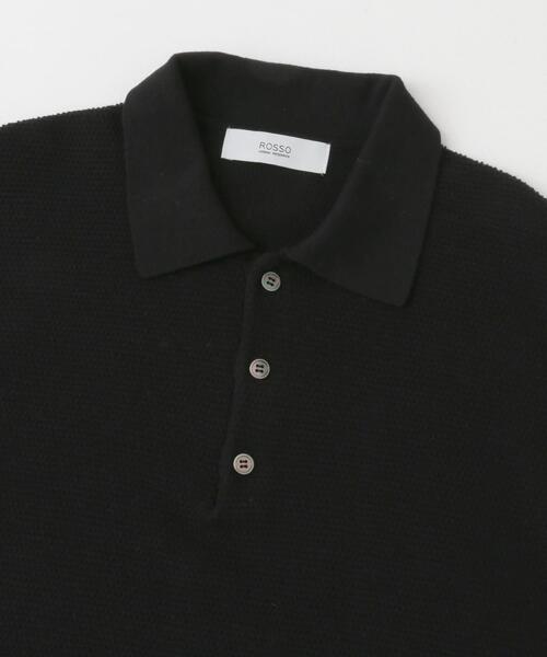 「URBAN RESEARCH ROSSO MEN」 半袖ポロシャツ MEDIUM ライトグレー メンズ_画像2