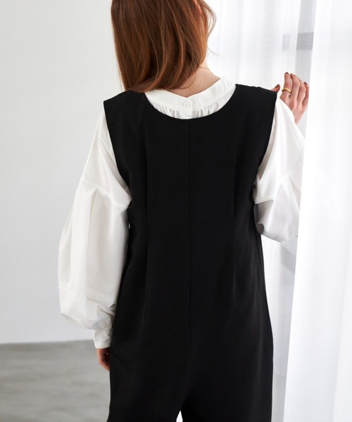 「hinari」 オーバーオール SMALL ベージュ レディース_画像4