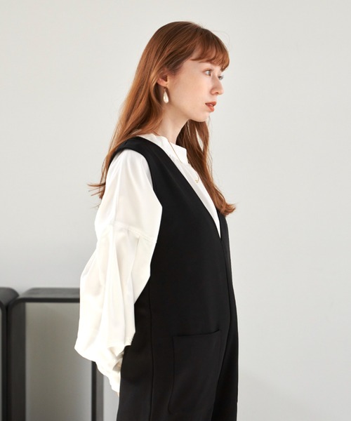 「hinari」 オーバーオール SMALL ベージュ レディース_画像6