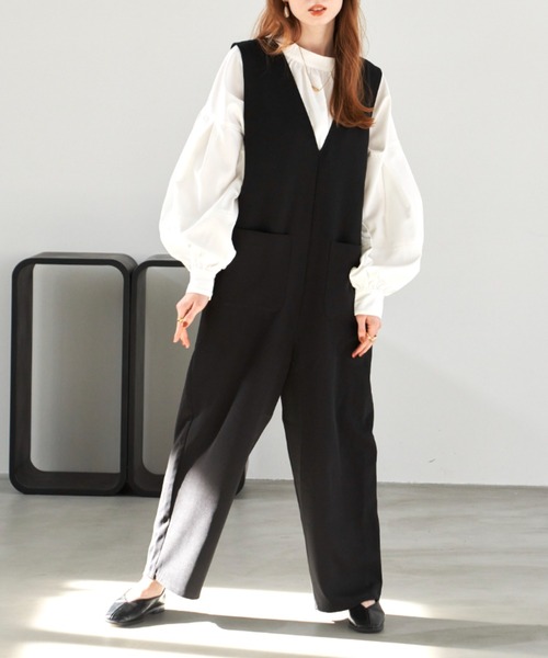 「hinari」 オーバーオール SMALL ベージュ レディース_画像7