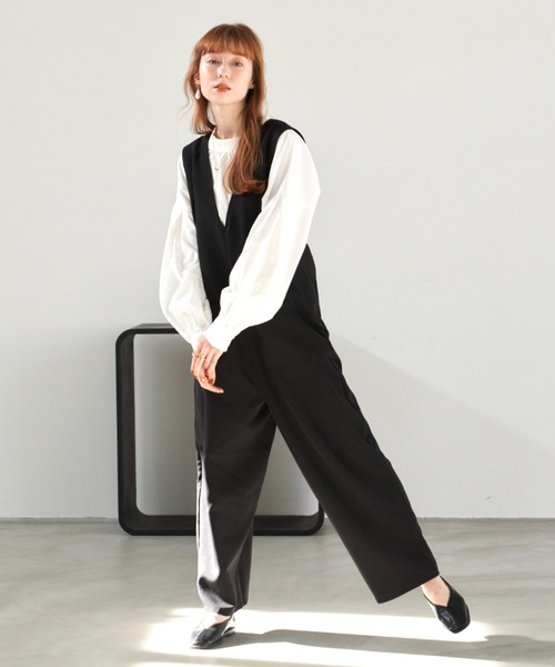 「hinari」 オーバーオール SMALL ベージュ レディース_画像8