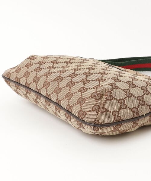 GUCCI GGキャンバス ショルダーバッグ ベージュ GUCCI（グッチ） GGキャンバス ショルダーバッグ - ベージュ