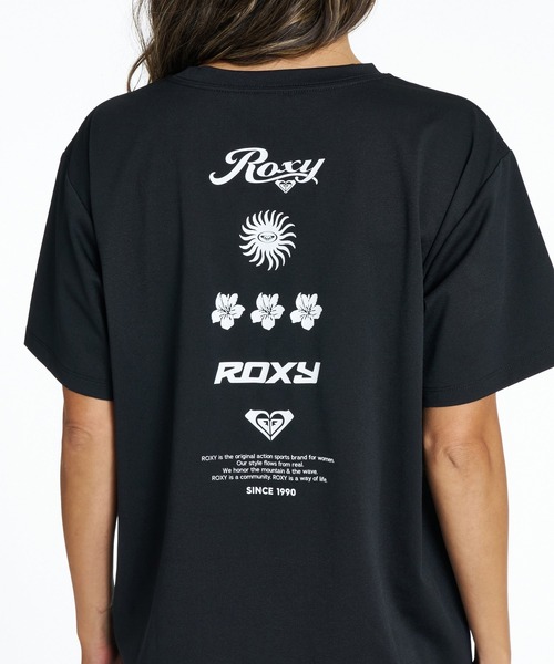 ROXY（ロキシー） tシャツ 半袖 ROXY HISTORICAL LOGO LINE ラッシュT