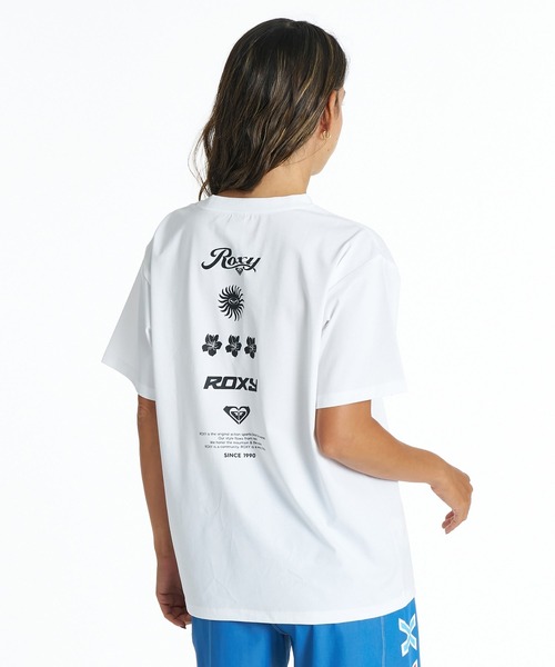 ROXY（ロキシー） tシャツ 半袖 ROXY HISTORICAL LOGO LINE ラッシュT