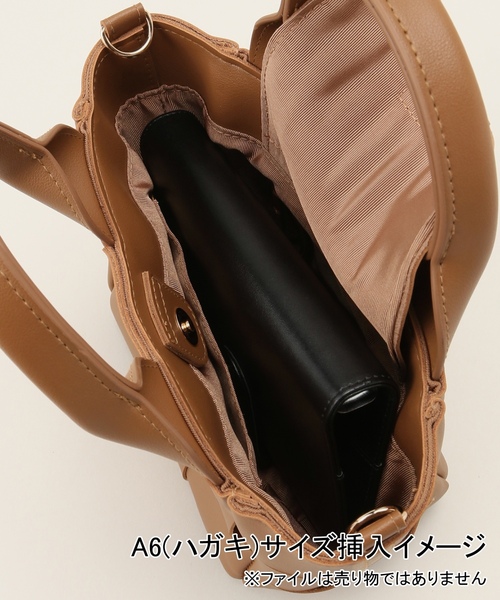 「MIAN 」 2WAYバッグ FREE ライトグレー レディース_画像6