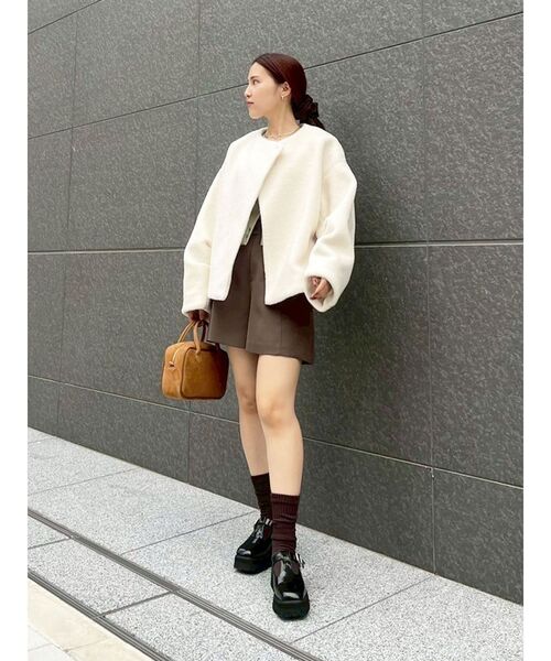 LAGUNAMOON（ラグナムーン） ワイドパンツ パンツ ダブルクロス