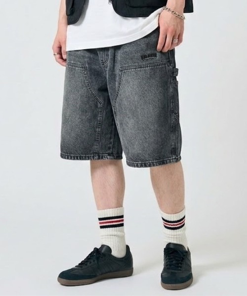 THRASHER（スラッシャー） ハーフパンツ ジーンズ 短パン ダブルニー