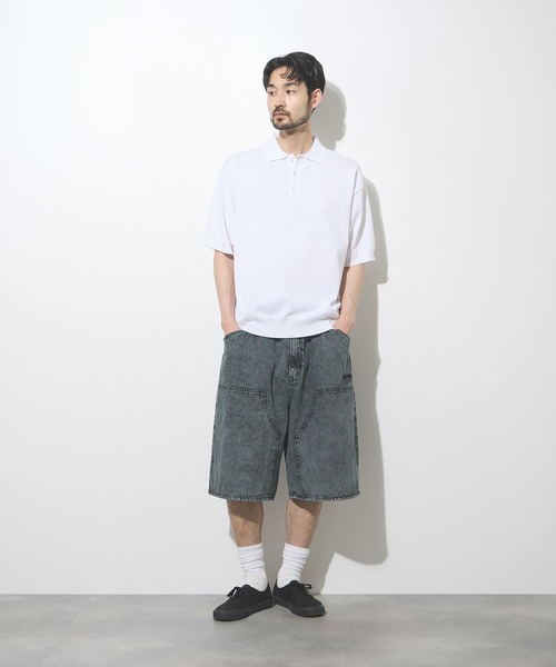 THRASHER（スラッシャー） ハーフパンツ ジーンズ 短パン ダブルニー
