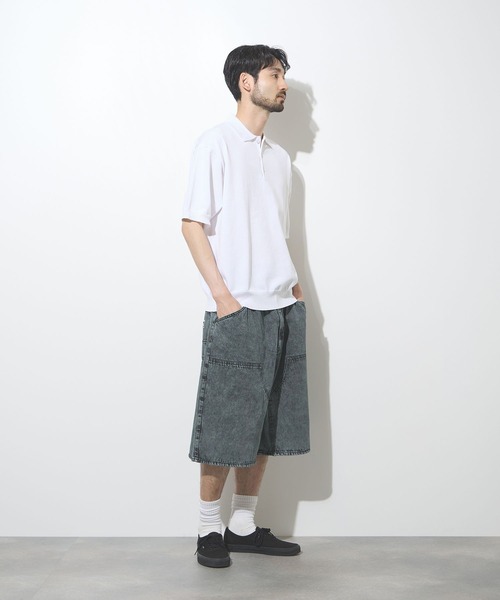 THRASHER（スラッシャー） ハーフパンツ ジーンズ 短パン ダブルニー