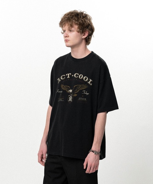 KAMIYA tシャツ ACT-COOL Eagle ” T-shirt メンズ : ZOZOTOWN Yahoo!店