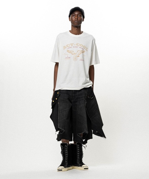 KAMIYA tシャツ ACT-COOL Eagle ” T-shirt メンズ : ZOZOTOWN Yahoo!店
