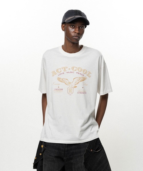 KAMIYA ACT-COOL Eagle Tシャツ カミヤ M KAMIYA tシャツ ACT-COOL Eagle ” T-shirt メンズ : ZOZOTOWN Yahoo!店