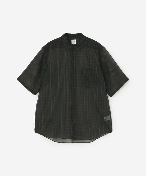 Bshop シャツ 半袖 迷迭香 |「別注」ナイロン メッシュシャツ MEN