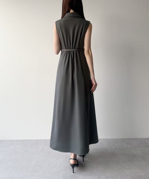 「mipiarl」 ノースリーブワンピース LARGE ブラック レディース_画像7