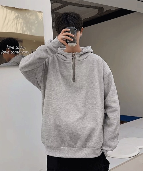 「Anchor Smith」 プルオーバーパーカー L グレー メンズ_画像7