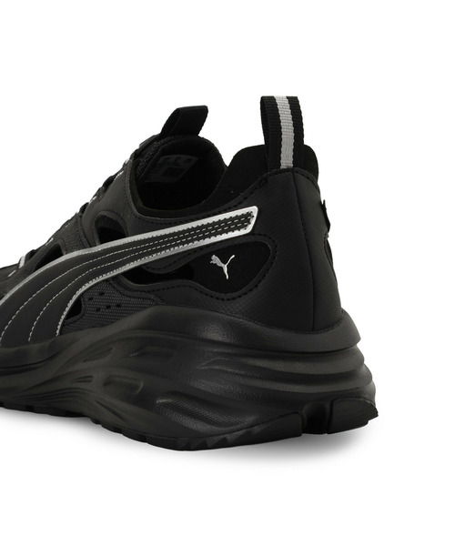「PUMA」 シューズ 24.5cm ブラック×シルバー メンズ_画像3