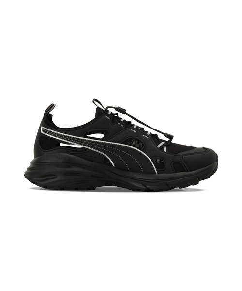 「PUMA」 シューズ 24.5cm ブラック×シルバー メンズ_画像5