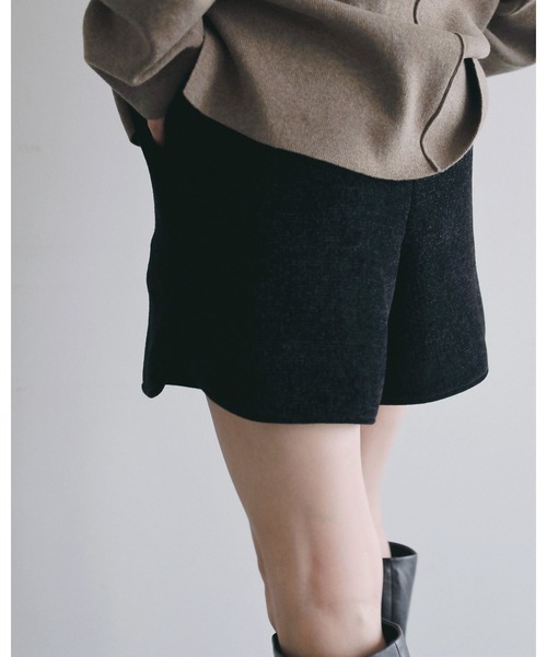 anuke（アンヌーク） パンツ Velour Short Pants レディース