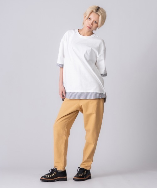 rehacer（レアセル） チノパン : Big Pocket Wide Tapered Chino Pants